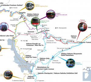 Hakoné Free Pass 2 ou 3 jours (détail Hakoné)
